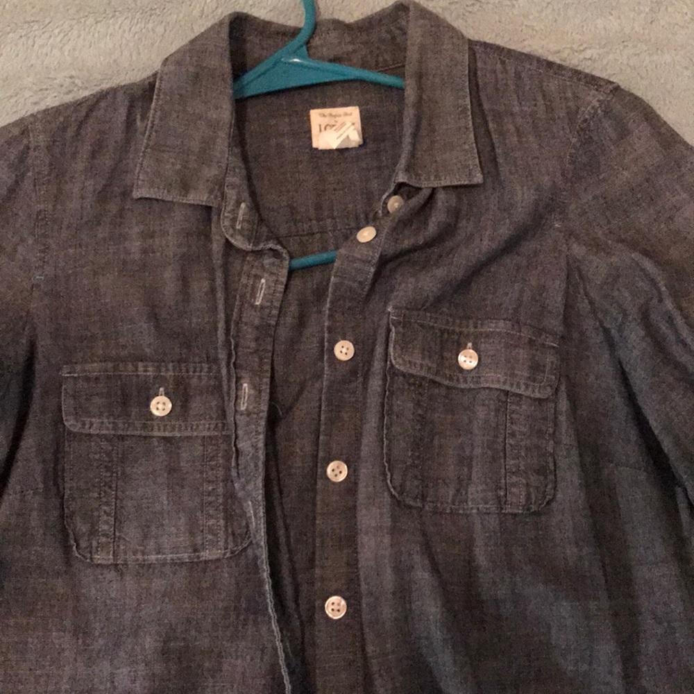 Jcrew chambray denim button down - Picture 3 of 3